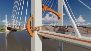 Мост через Оку на М-12. Визуализация